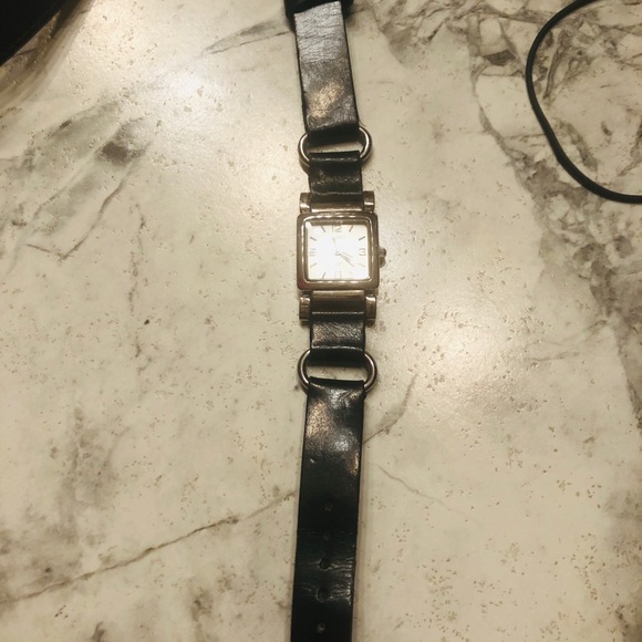 ALDO black leather watch - Picture 2 of 4